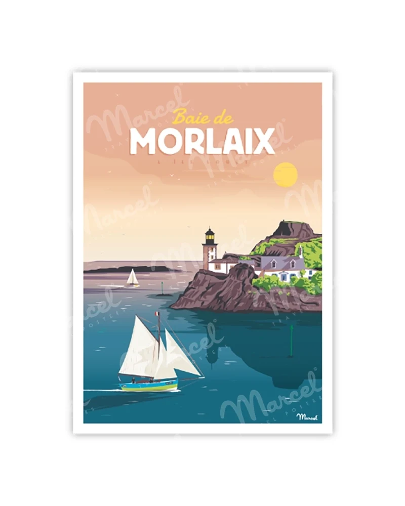 Carte Postale BAIE DE MORLAIX