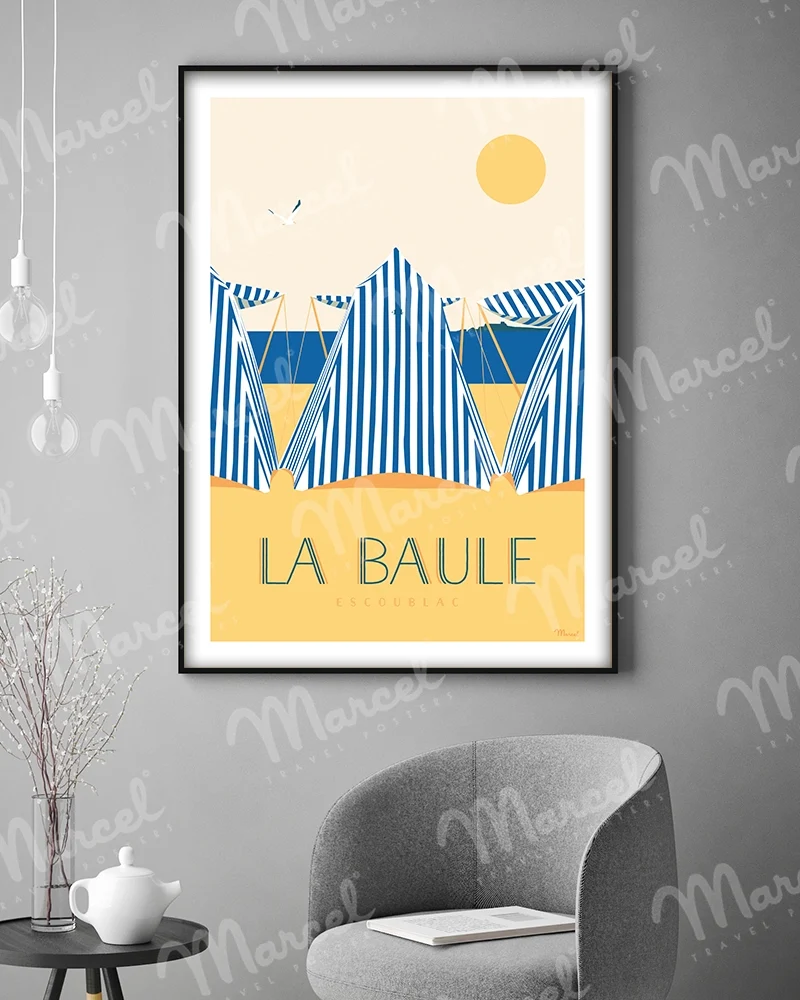 Affiche LA BAULE "Les Tentes"