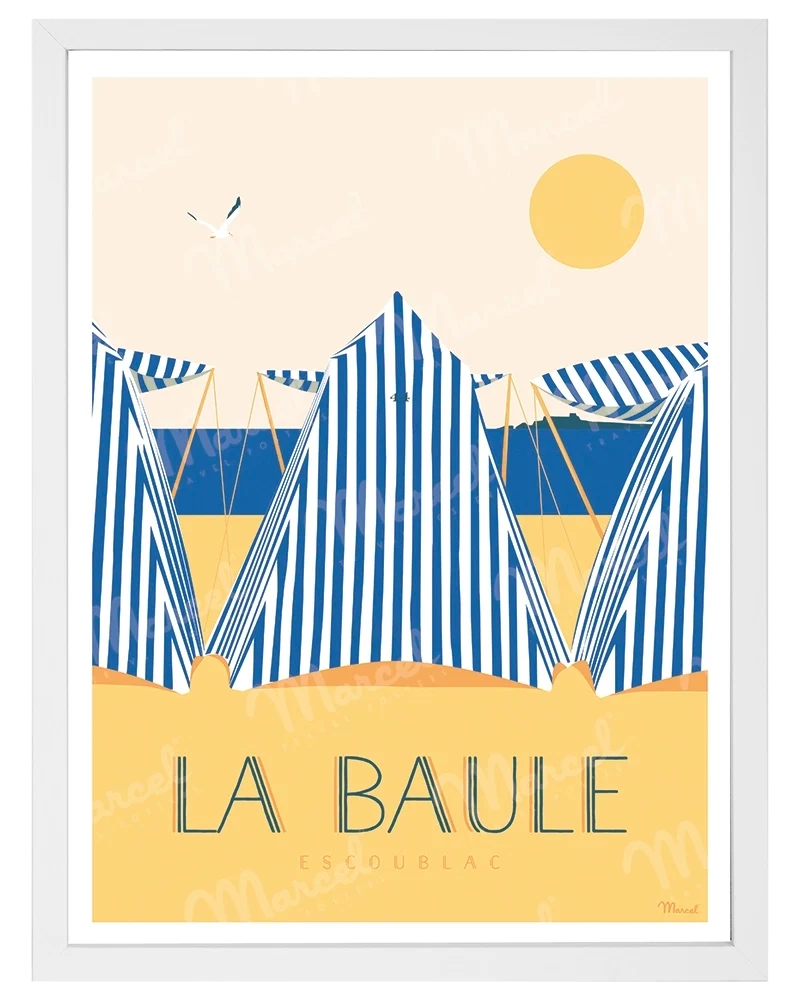 Affiche LA BAULE "Les Tentes"