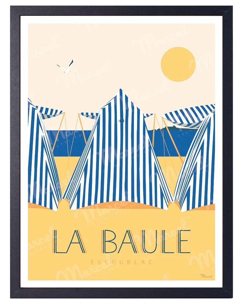 Affiche LA BAULE "Les Tentes"