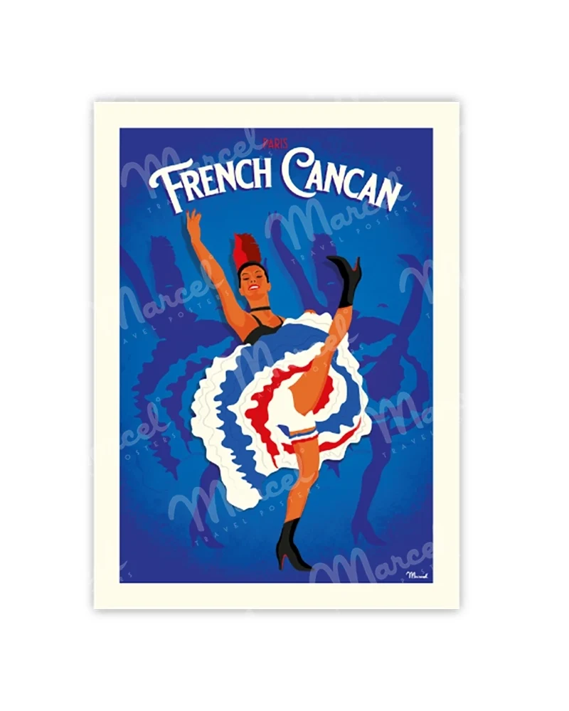 Carte Postale PARIS "French Cancan"