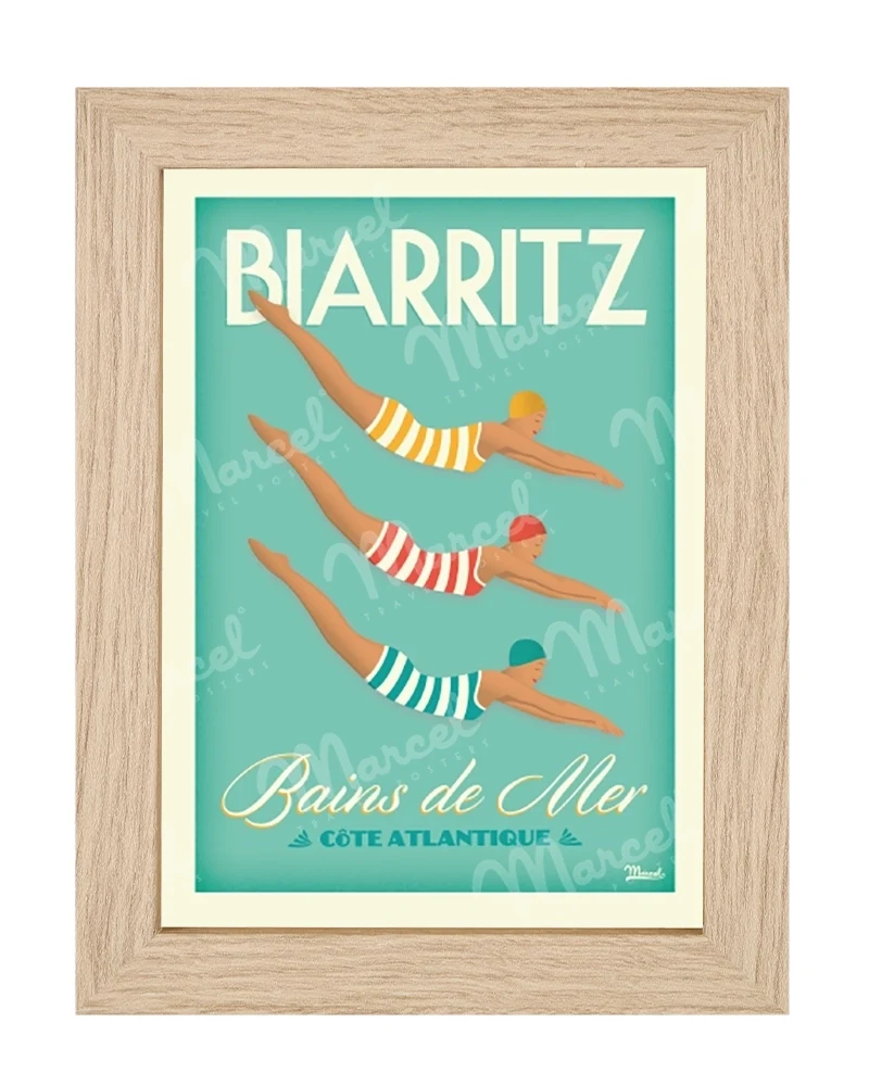 Carte Postale BIARRITZ "Bains de Mer"