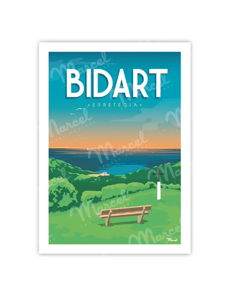 Carte Postale BIDART "Erretegia"