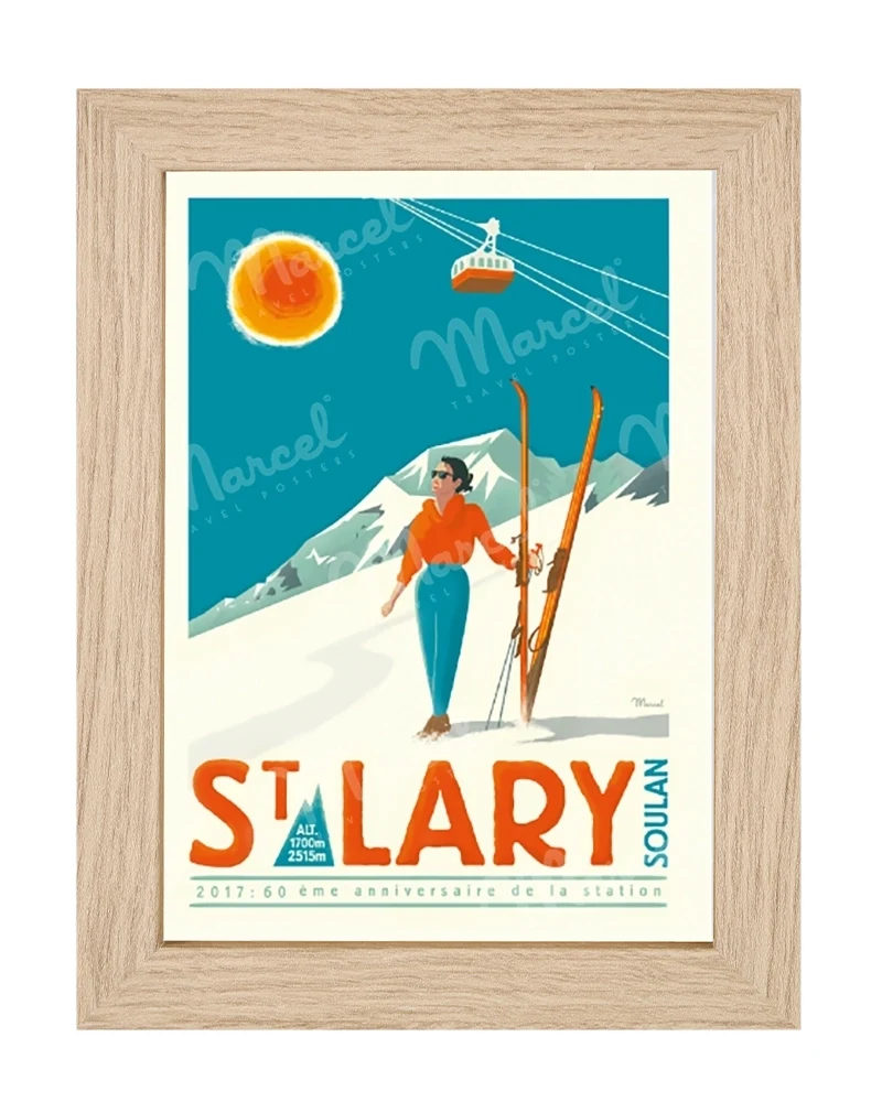 Carte Postale SAINT-LARY "60ème Anniversaire"