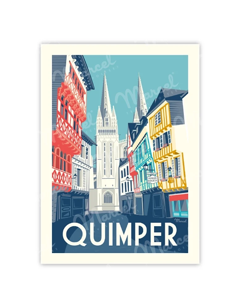Carte Postale QUIMPER "Rue Kéréon"
