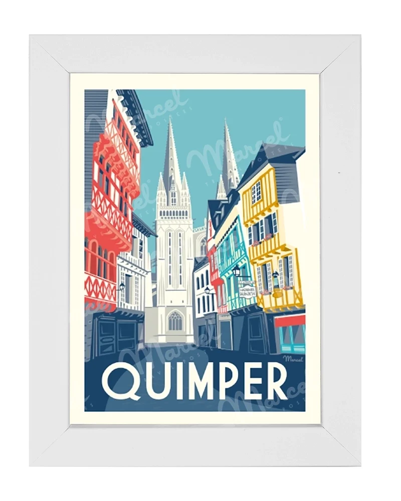 Carte Postale QUIMPER "Rue Kéréon"