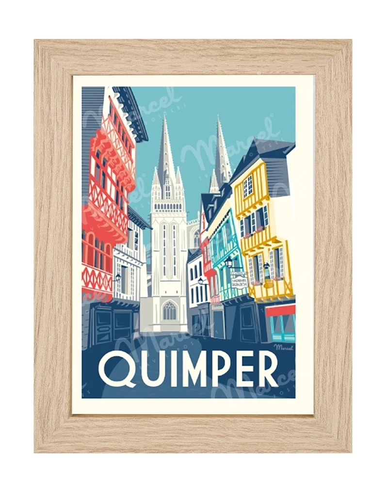 Carte Postale QUIMPER "Rue Kéréon"