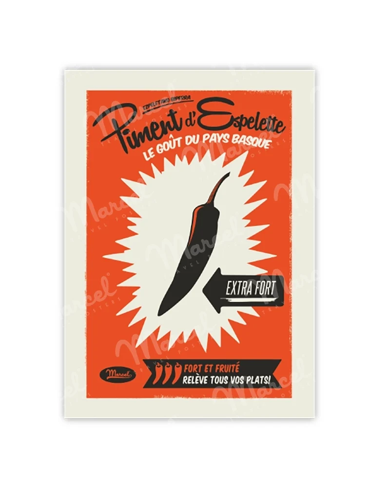 Carte Postale "Piment d'ESPELETTE"