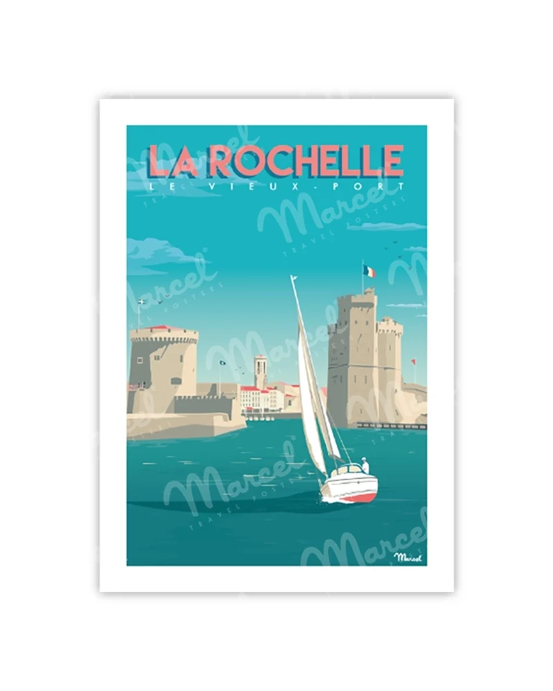 Carte Postale LA ROCHELLE "Vieux-Port"