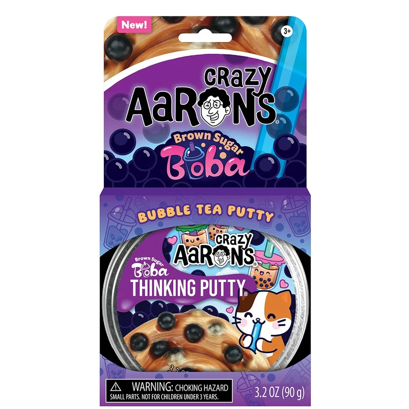 crazy aaron's pâte - brown sugar boba