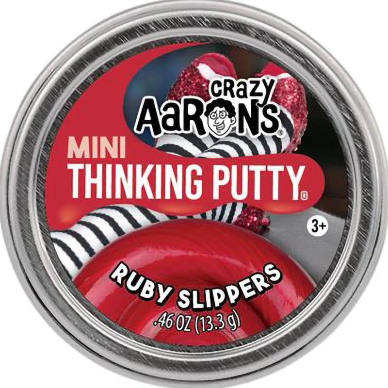 crazy aaron's putty mini- ruby slippers
