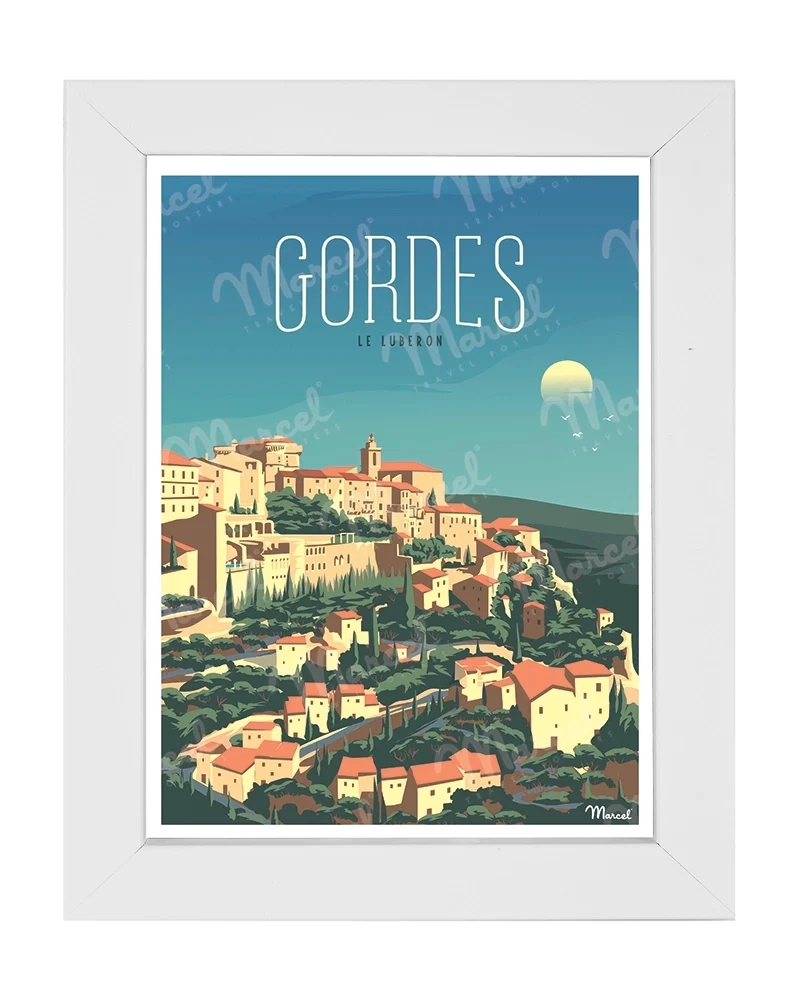 Carte Postale GORDES ''Le Luberon''