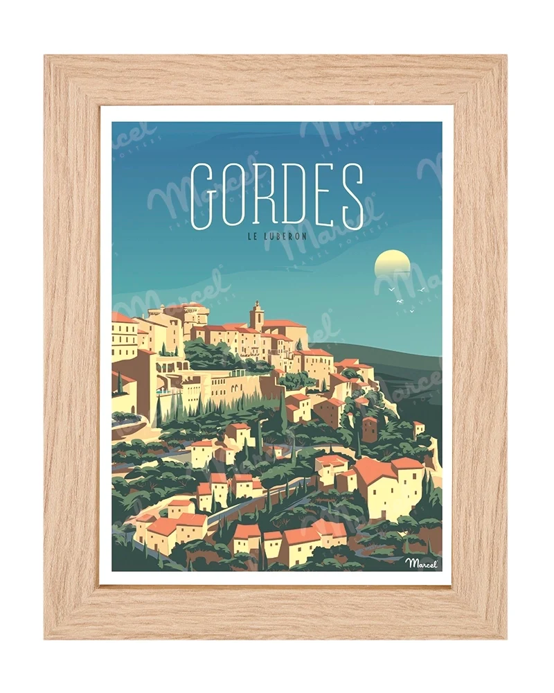 Carte Postale GORDES ''Le Luberon''