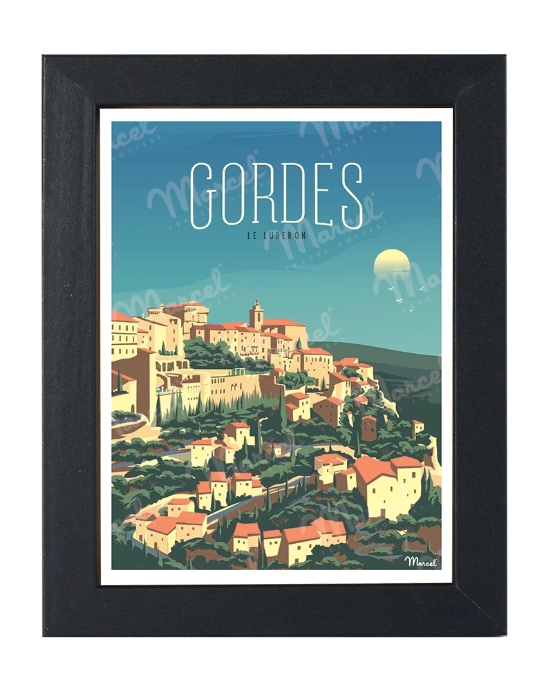 Carte Postale GORDES ''Le Luberon''