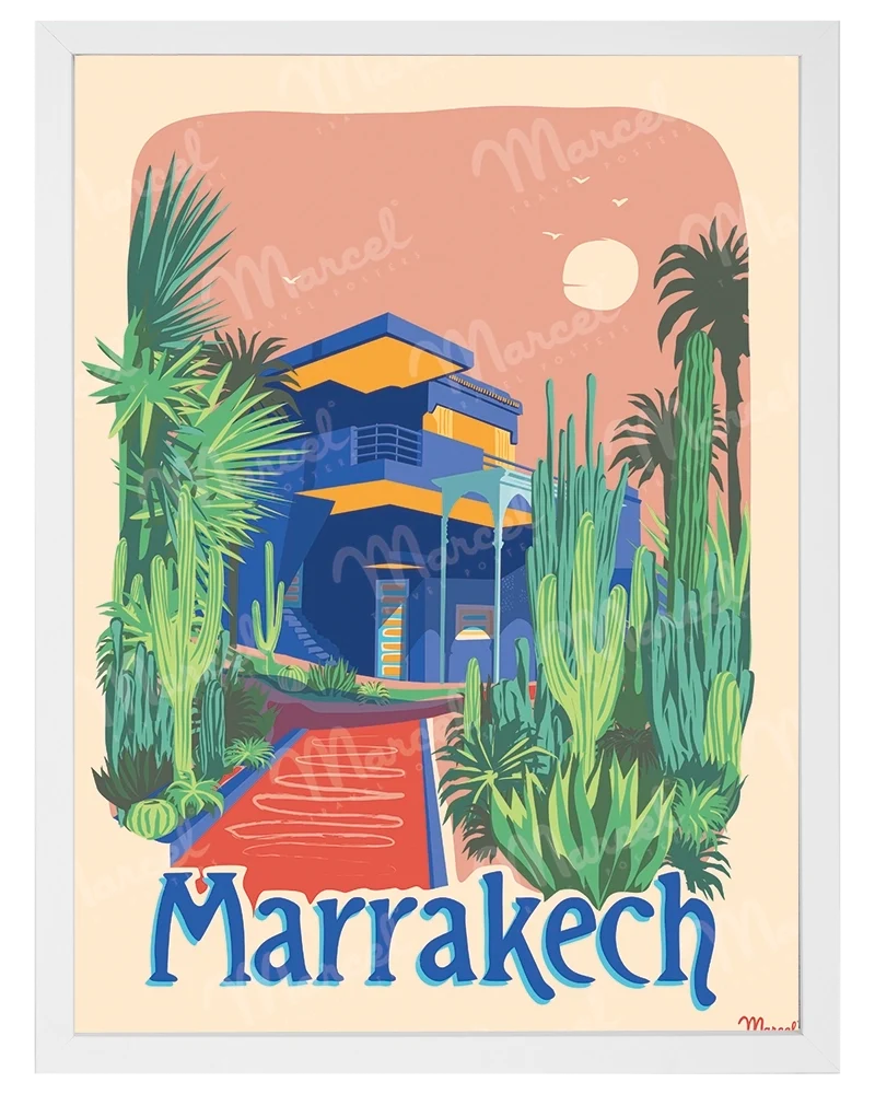 Affiche MARRAKECH "Le Jardin Majorelle"