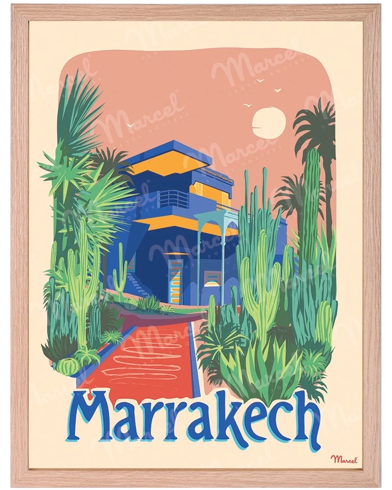 Affiche MARRAKECH "Le Jardin Majorelle"