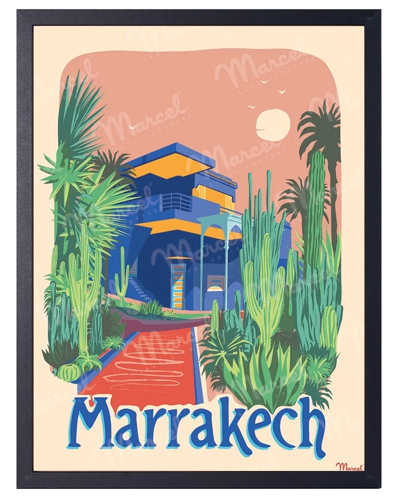 Affiche MARRAKECH "Le Jardin Majorelle"