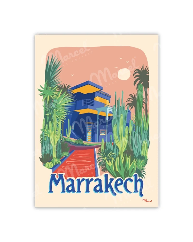 Carte Postale MARRAKECH "Le Jardin Majorelle"
