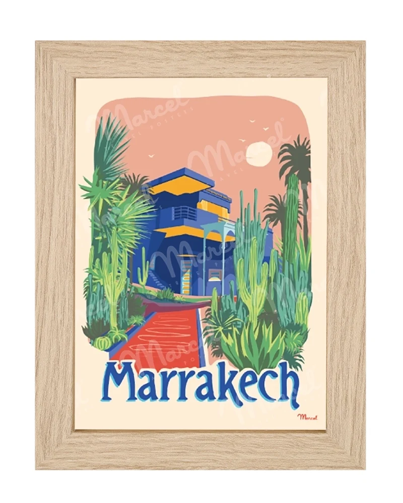 Carte Postale MARRAKECH "Le Jardin Majorelle"