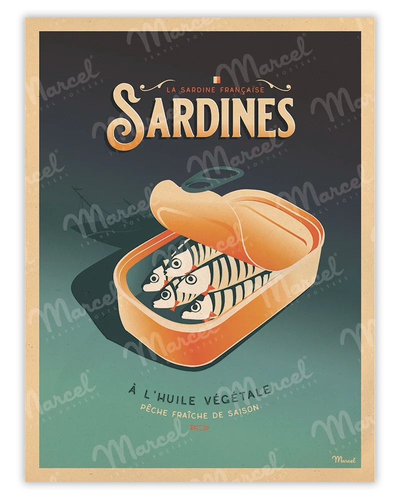 Affiche "Les Sardines"