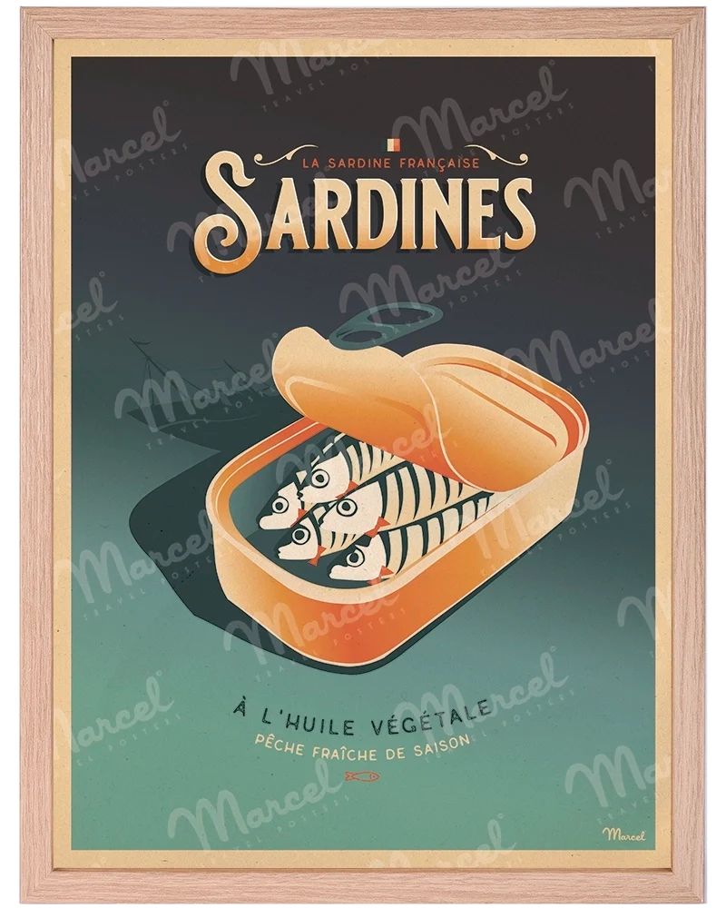Affiche "Les Sardines"