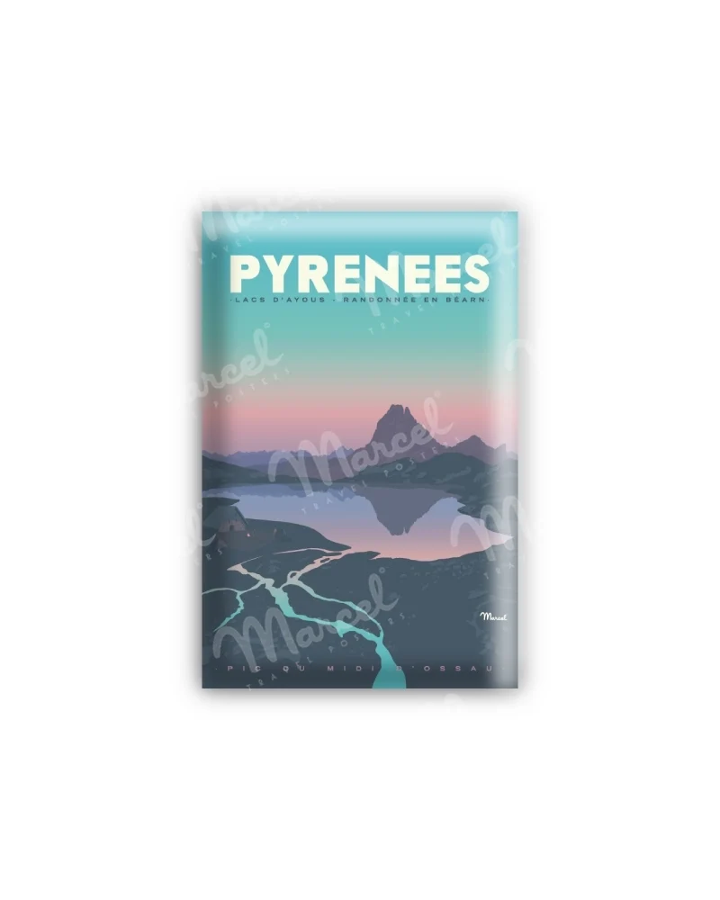 Magnet PYRÉNÉES " Lacs d'Ayous "