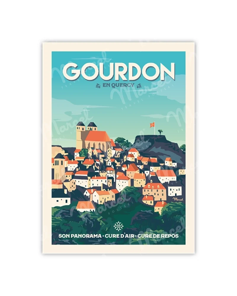 Carte Postale GOURDON
