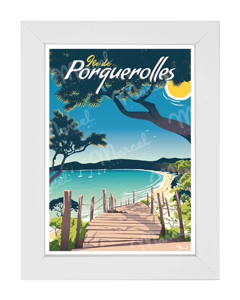 Carte Postale PORQUEROLLES "Plage Notre Dame"