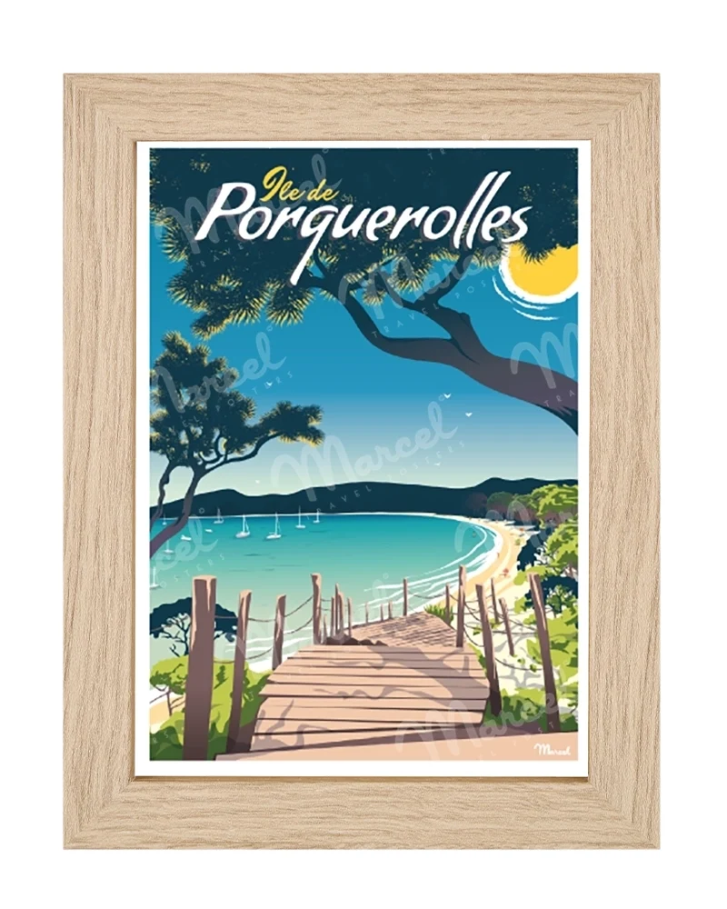 Carte Postale PORQUEROLLES "Plage Notre Dame"