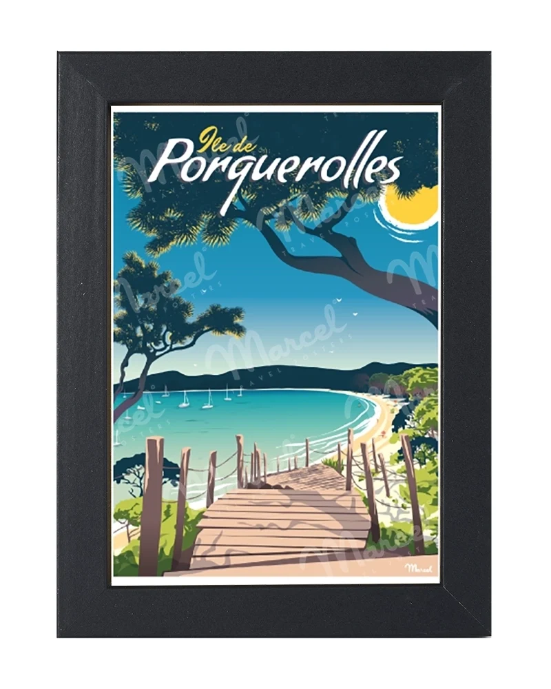 Carte Postale PORQUEROLLES "Plage Notre Dame"