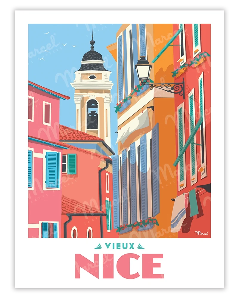Affiche NICE "Le Vieux NICE"