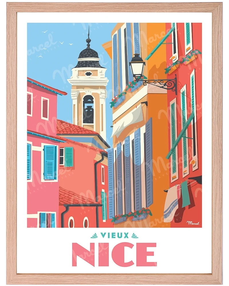 Affiche NICE "Le Vieux NICE"