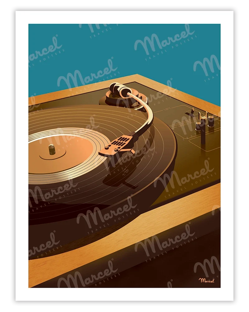 Affiche "Platine Vinyle"