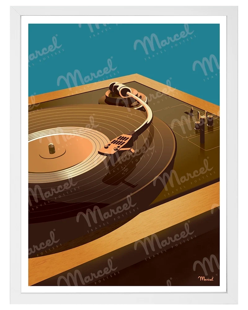 Affiche "Platine Vinyle"