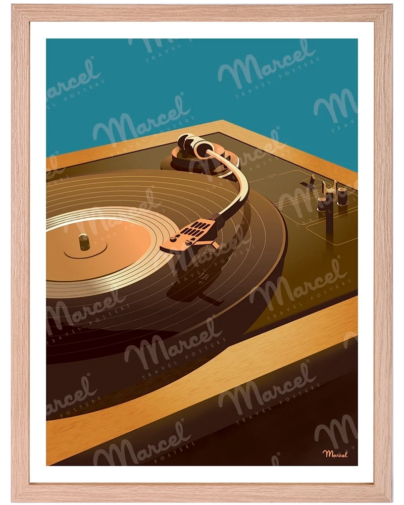Affiche "Platine Vinyle"
