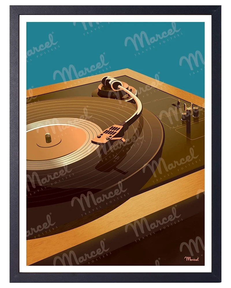 Affiche "Platine Vinyle"