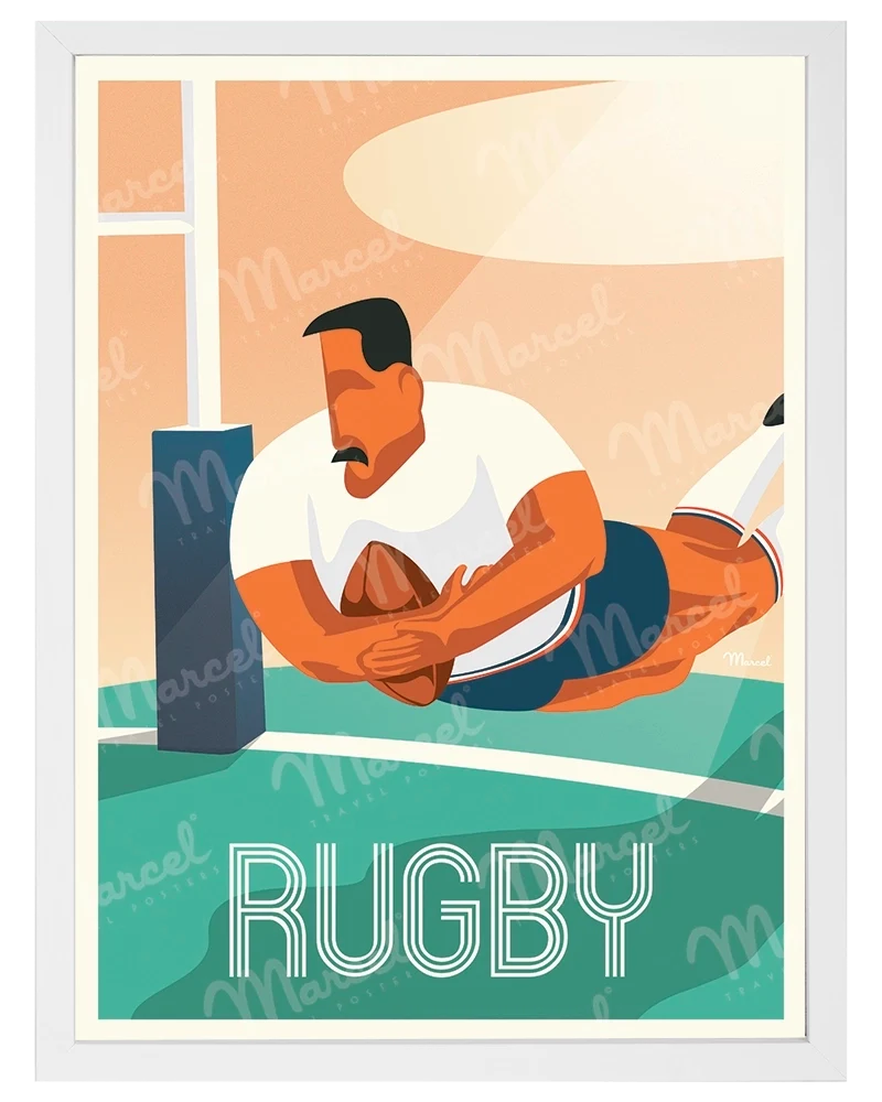 Affiche "Le Rugby"