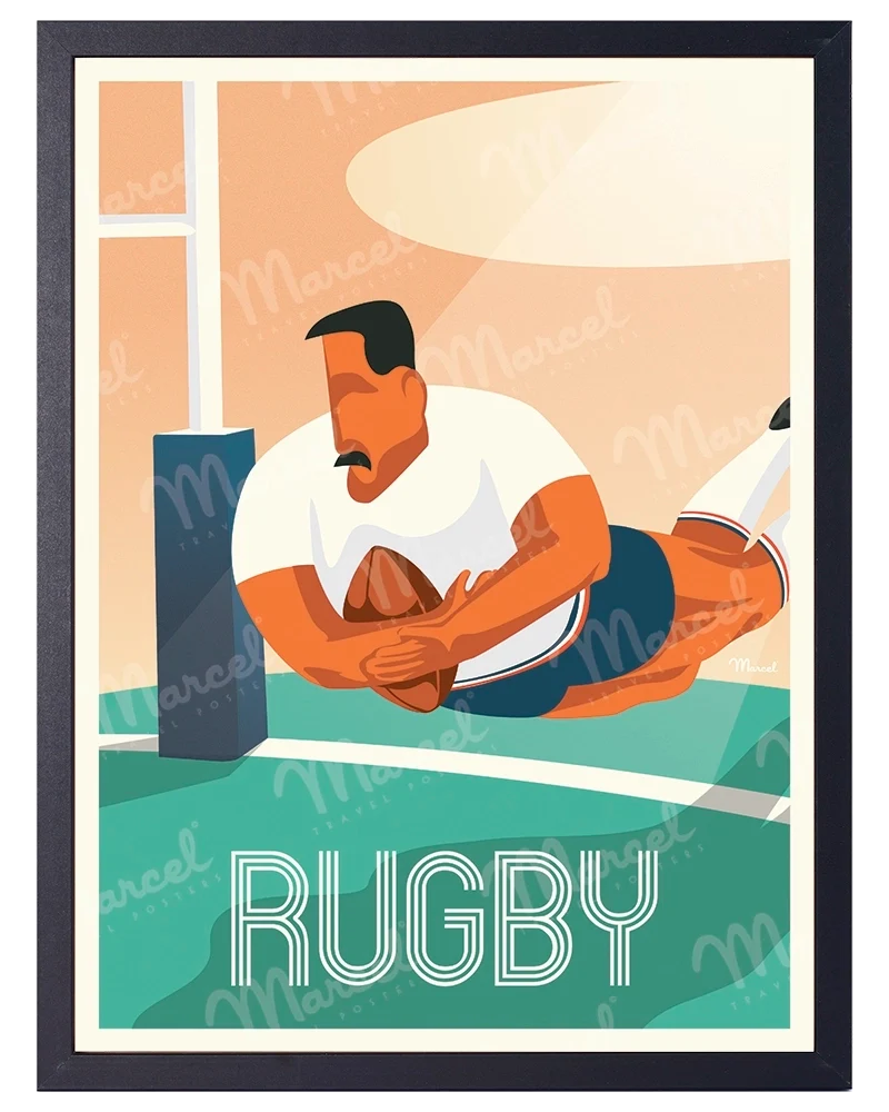 Affiche "Le Rugby"