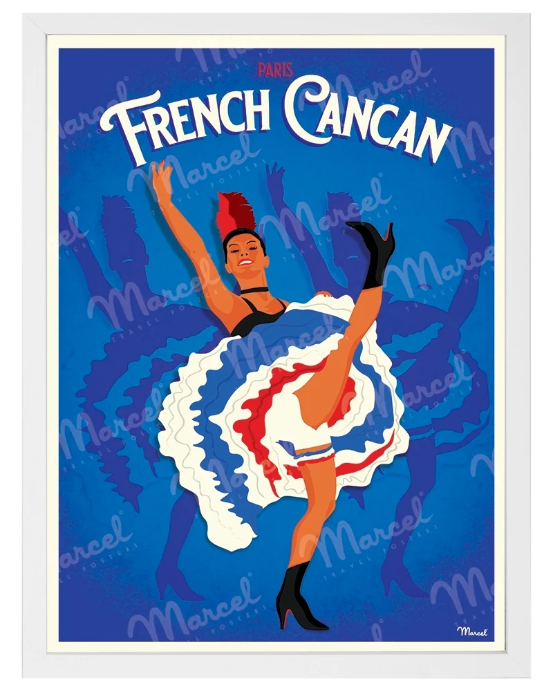 Affiche PARIS "French Cancan"