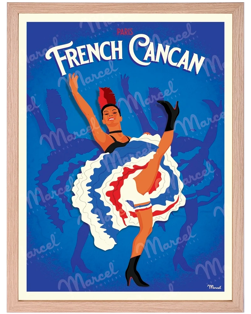 Affiche PARIS "French Cancan"