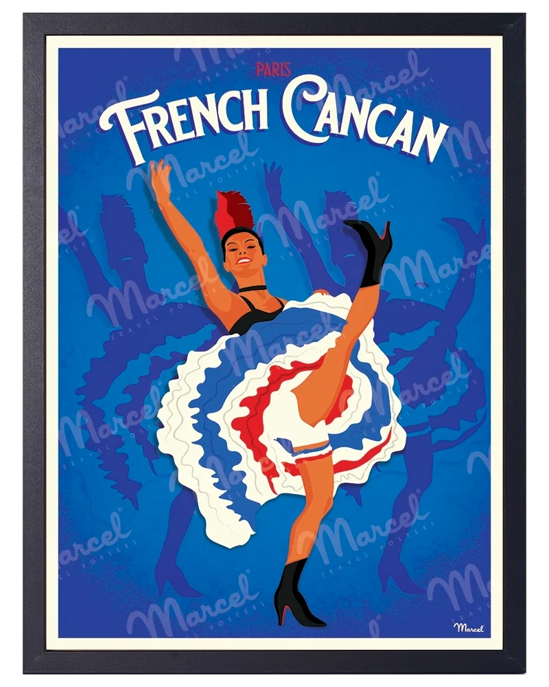 Affiche PARIS "French Cancan"