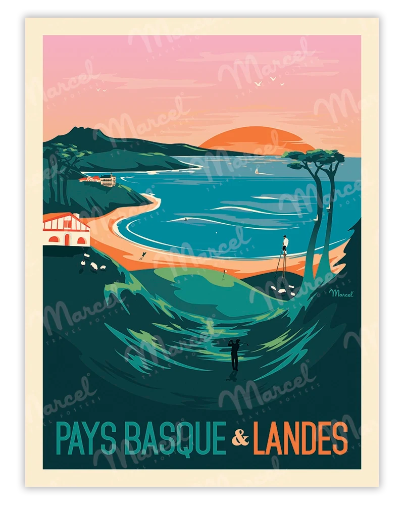 Affiche PAYS BASQUE & LANDES