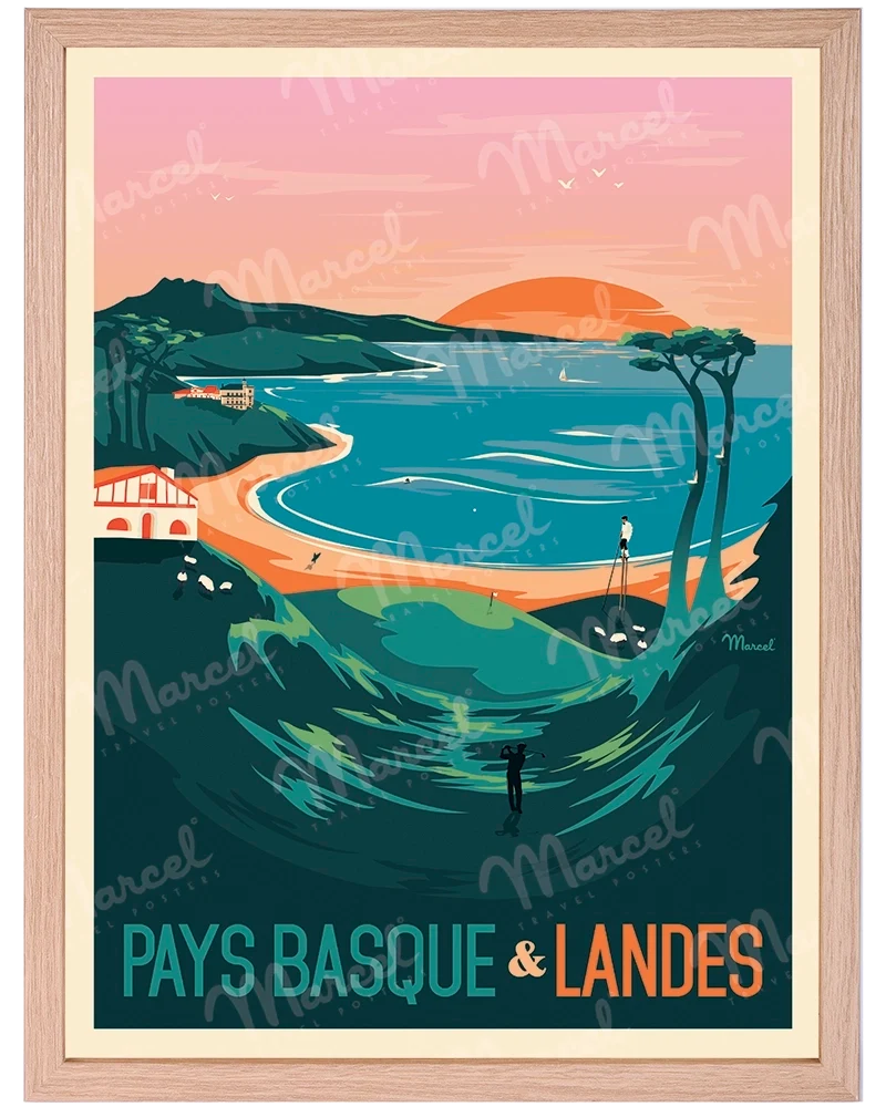 Affiche PAYS BASQUE & LANDES