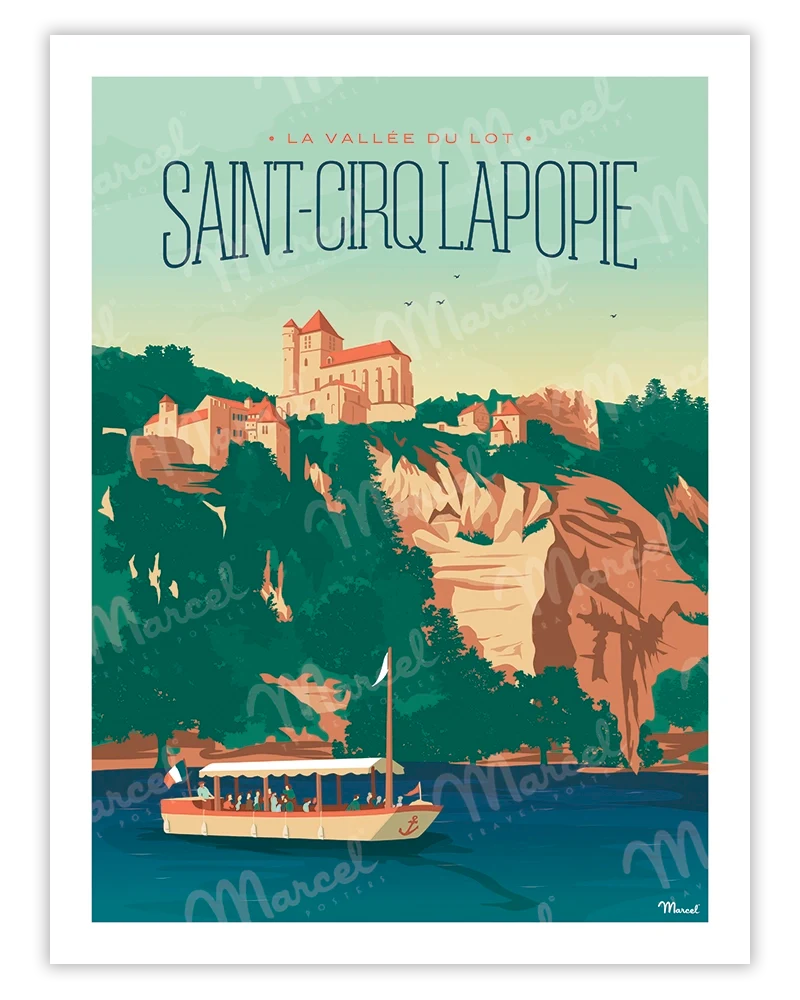 Affiche SAINT-CIRQ-LAPOPIE