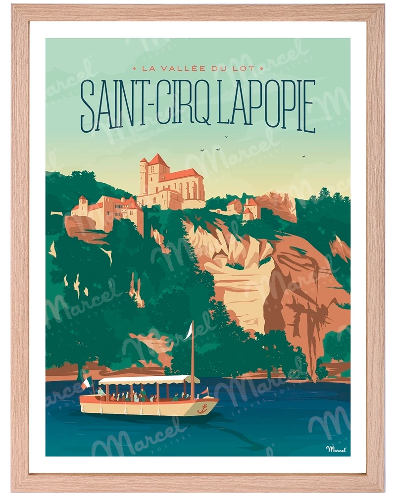 Affiche SAINT-CIRQ-LAPOPIE