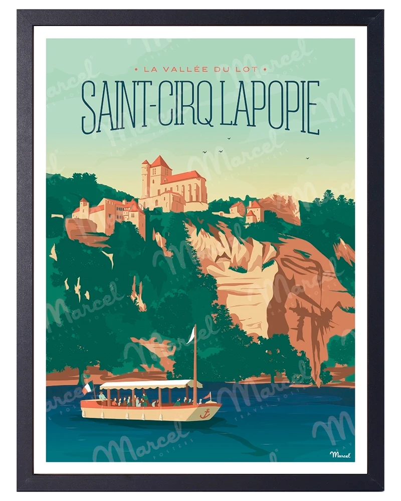 Affiche SAINT-CIRQ-LAPOPIE