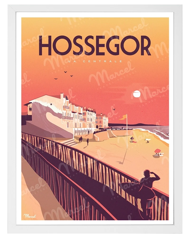 Affiche HOSSEGOR "La Centrale"
