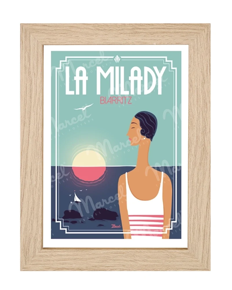 Carte Postale BIARRITZ "La Milady"