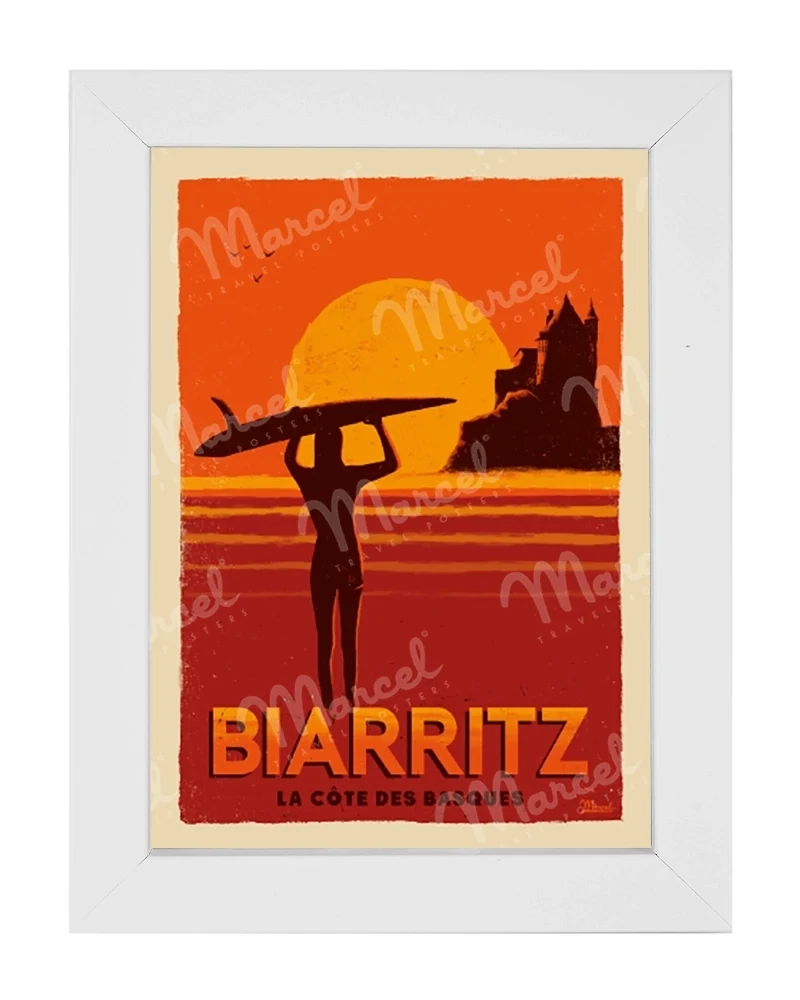 Carte Postale BIARRITZ "La Côte des Basque"
