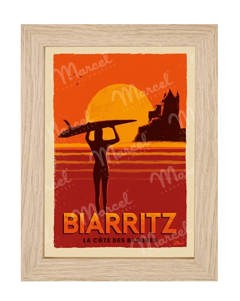Carte Postale BIARRITZ "La Côte des Basque"